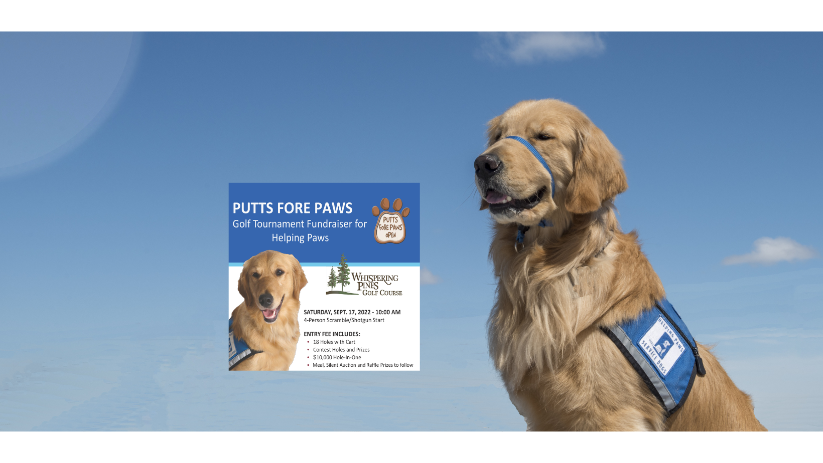 2022 9-17 Putts For Paws Home Page Slider